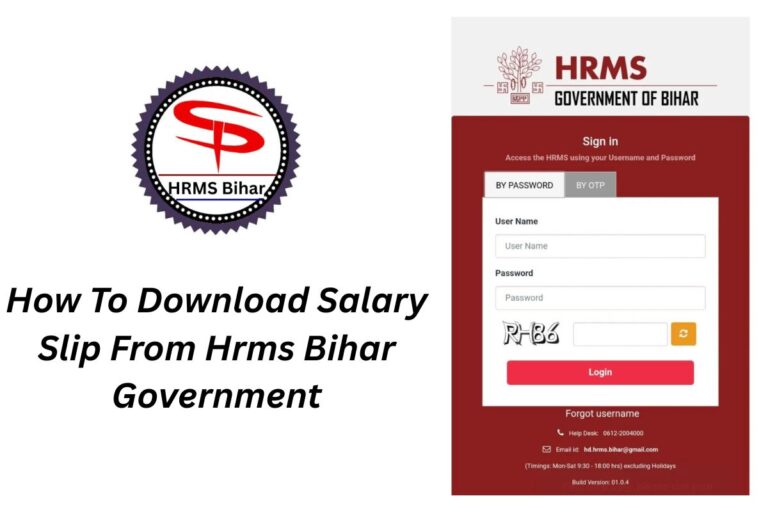 How To Download Salary Slip From Hrms Bihar Government