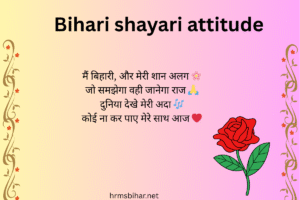 Bihari shayari attitude