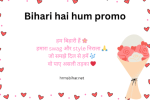 Bihari hai hum promo